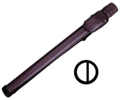 Action 1 Butt 2 Shaft Hard Case -Billiards Supply Store acrnd burgundy