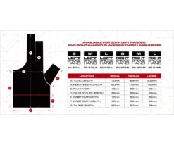 Cuetec Axis Billiards Glove -Billiards Supply Store bglct size chart 01