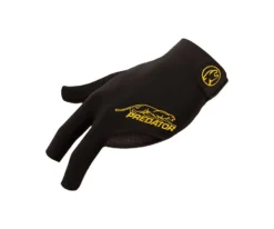 Predator Second Skin Glove Black With Yellow -Billiards Supply Store bglpb 4 1 1