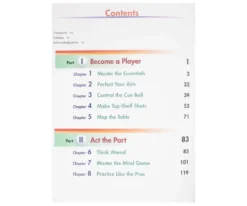 Pool Players Edge 2nd Edition -Billiards Supply Store bkedge toc 01