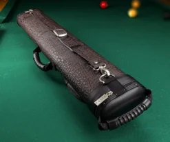 Elite Leatherette 2 Butt 4 Shaft Hard Case -Billiards Supply Store eccp24 brown 03