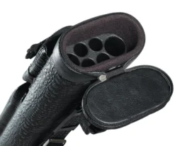 Elite Leatherette 2 Butt 4 Shaft Hard Case -Billiards Supply Store eccp24 open 1