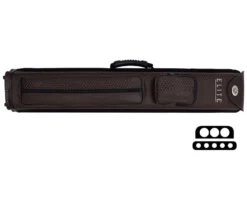 Elite Nexus Reserve 3 Butt 5 Shaft Hard Case -Billiards Supply Store ecnr35 brown cat 1