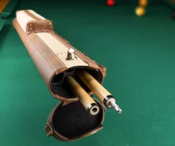 Elite 2x2 Grey Vintage Cue Case -Billiards Supply Store ecv22 chestnut 02 1