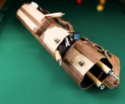 Elite 2x4 Grey Vintage Case -Billiards Supply Store ecv24 chestnut 01 2