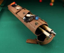 Instroke Buffalo 2 Butt 3 Shaft Leather Case -Billiards Supply Store isb23 01 1