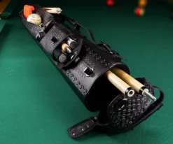 Instroke Southwest 3 Butt 5 Shaft Leather Case -Billiards Supply Store issw35 black 01