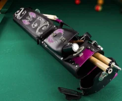 Instroke La Bella Donna 2 Butt 4 Shaft Hard Case - Black -Billiards Supply Store isxb 01 1