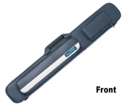Molinari 2 Butt 4 Shaft Navy Flat Cue Case -Billiards Supply Store mlcf24 navy white front 01