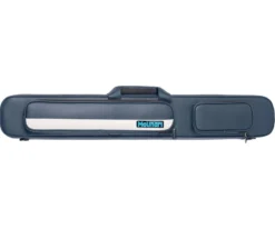 Molinari 2 Butt 4 Shaft Navy Flat Cue Case -Billiards Supply Store mlcf24 navy white cat