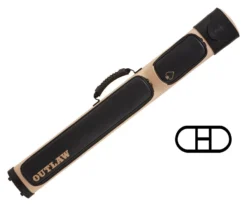 Outlaw OLX22 Black 2 Butt 2 Shaft Hard Case -Billiards Supply Store olx22 black 01 1