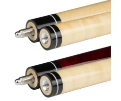 Economy Two-Piece Pool Cue Bundle (4 House Cues Set) -Billiards Supply Store pdeco joints