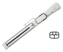 QKS Artillery 2 Butt 3 Shaft Hard Case 21 QKS Artillery 2 Butt 3 Shaft Hard Case -Billiards Supply Store qks04 white 01