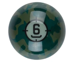 Aramith Camo Single Replacement Balls -Billiards Supply Store rbcam 6ball 01 1
