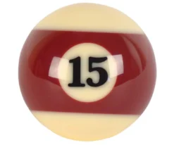 Super Aramith Pro Single Replacement Balls 31 Super Aramith Pro Single Replacement Balls -Billiards Supply Store rbsap 15ball 01