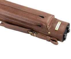 Tango Pampa Chestnut 2 Butt 2 Shaft Leather Cue Case -Billiards Supply Store tapm22 chestnut 04