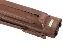 Tango Pampa Chestnut 2 Butt 4 Shaft Leather Cue Case -Billiards Supply Store tapm24 chestnut 04