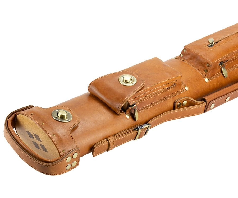 Tango Pampa Tan 2 Butt 4 Shaft Leather Cue Case 3 Tango Pampa Tan 2 Butt 4 Shaft Leather Cue Case - Image 3