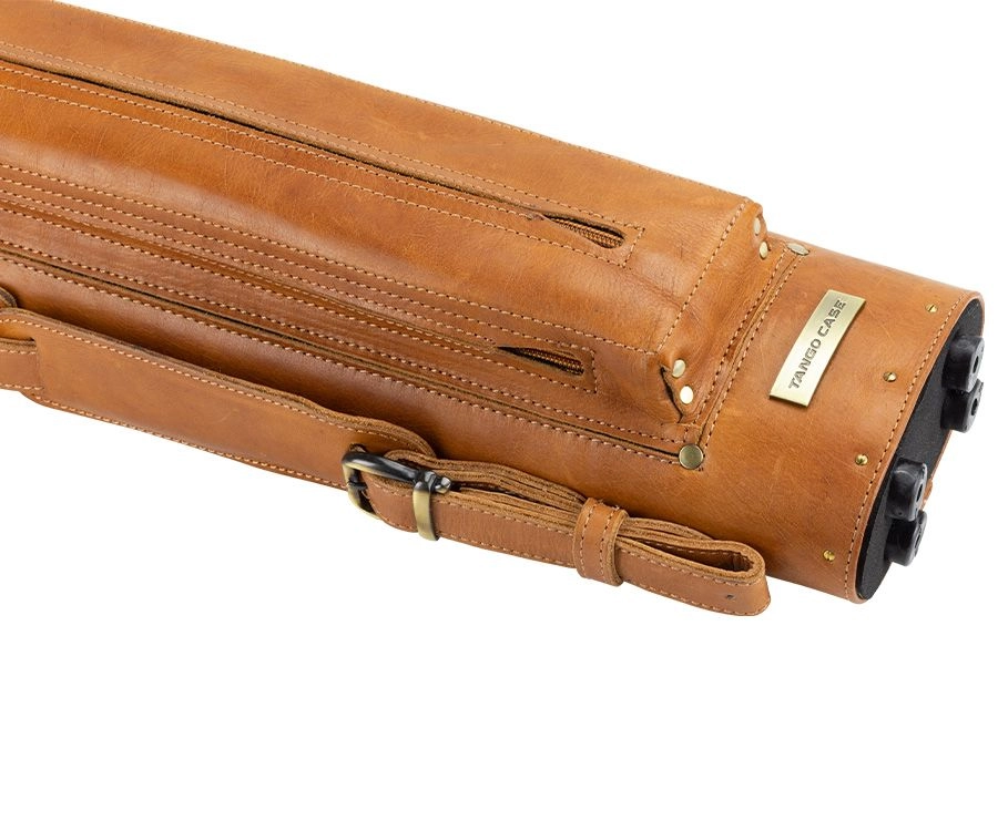 Tango Pampa Tan 2 Butt 4 Shaft Leather Cue Case 4 Tango Pampa Tan 2 Butt 4 Shaft Leather Cue Case - Image 4