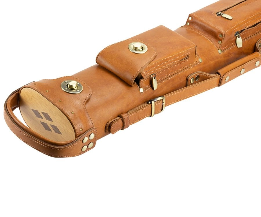 Tango Pampa Tan 3 Butt 5 Shaft Leather Cue Case 3 Tango Pampa Tan 3 Butt 5 Shaft Leather Cue Case - Image 3