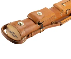 Tango Pampa Tan 3 Butt 7 Shaft Leather Cue Case -Billiards Supply Store tapm37 tan 03