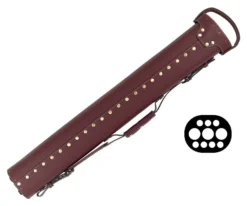 Tango Zorzal Burgundy 3 Butt 7 Shaft Hard Case -Billiards Supply Store tazm37 burgundy 02
