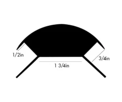 Plastic Apron Mitre (Set Of 4) -Billiards Supply Store tp50556 dm top 01
