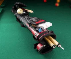 Voodoo VODC22A Bleeding Heart 2 Butt 2 Shaft Hard Case -Billiards Supply Store vodc22a 01 5
